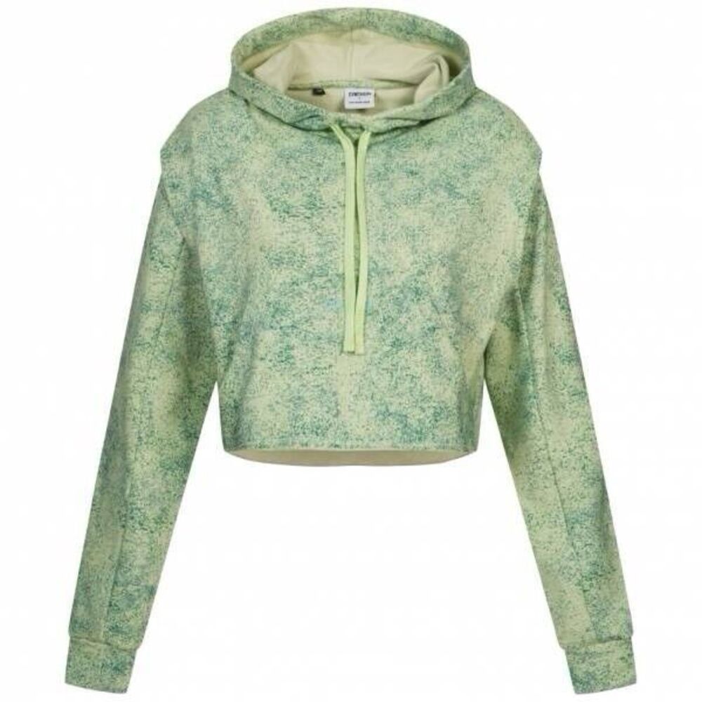 Gymshark Chalk Womens Cropped Hoodie Women’s Athletic Sweatshirt Green XS